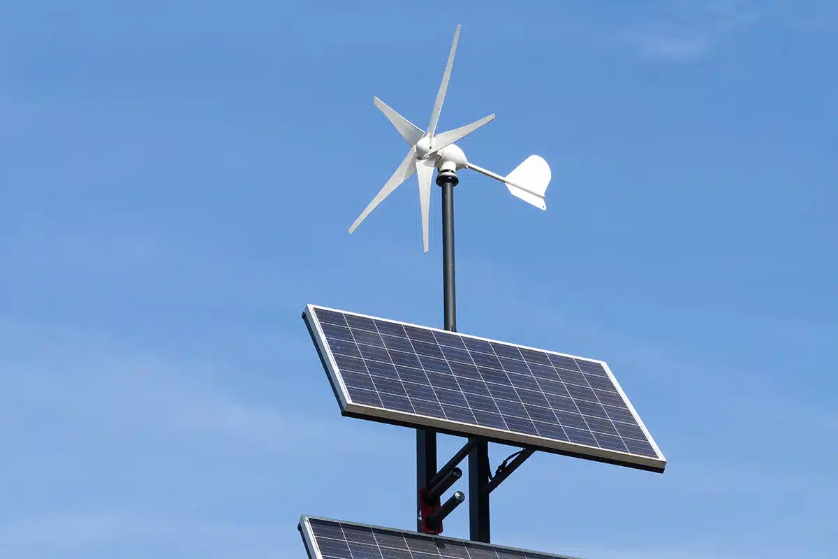 Wind solar panel