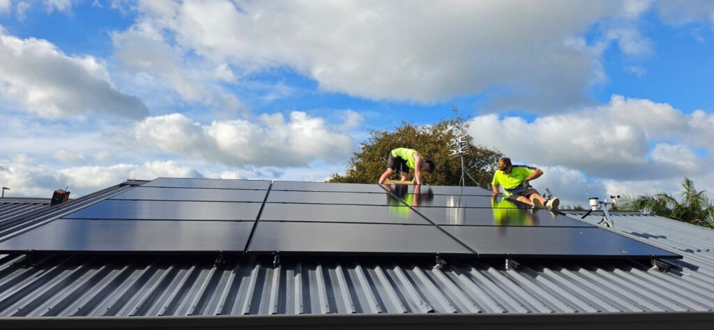 Residential solar panel installation - French Electrical
